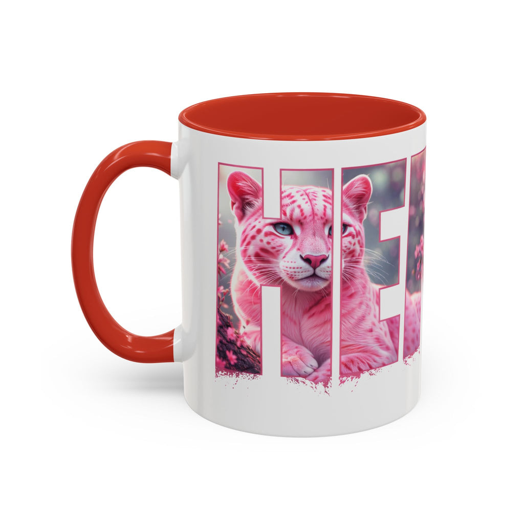 Accent Coffee Mug — 'Hemby' Floral Name Design (11/15oz)