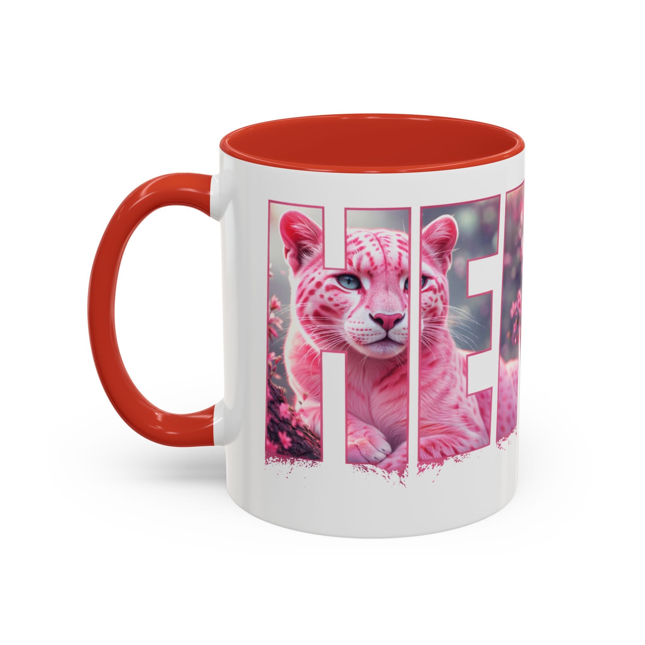 Accent Coffee Mug — 'Hemby' Floral Name Design (11/15oz)