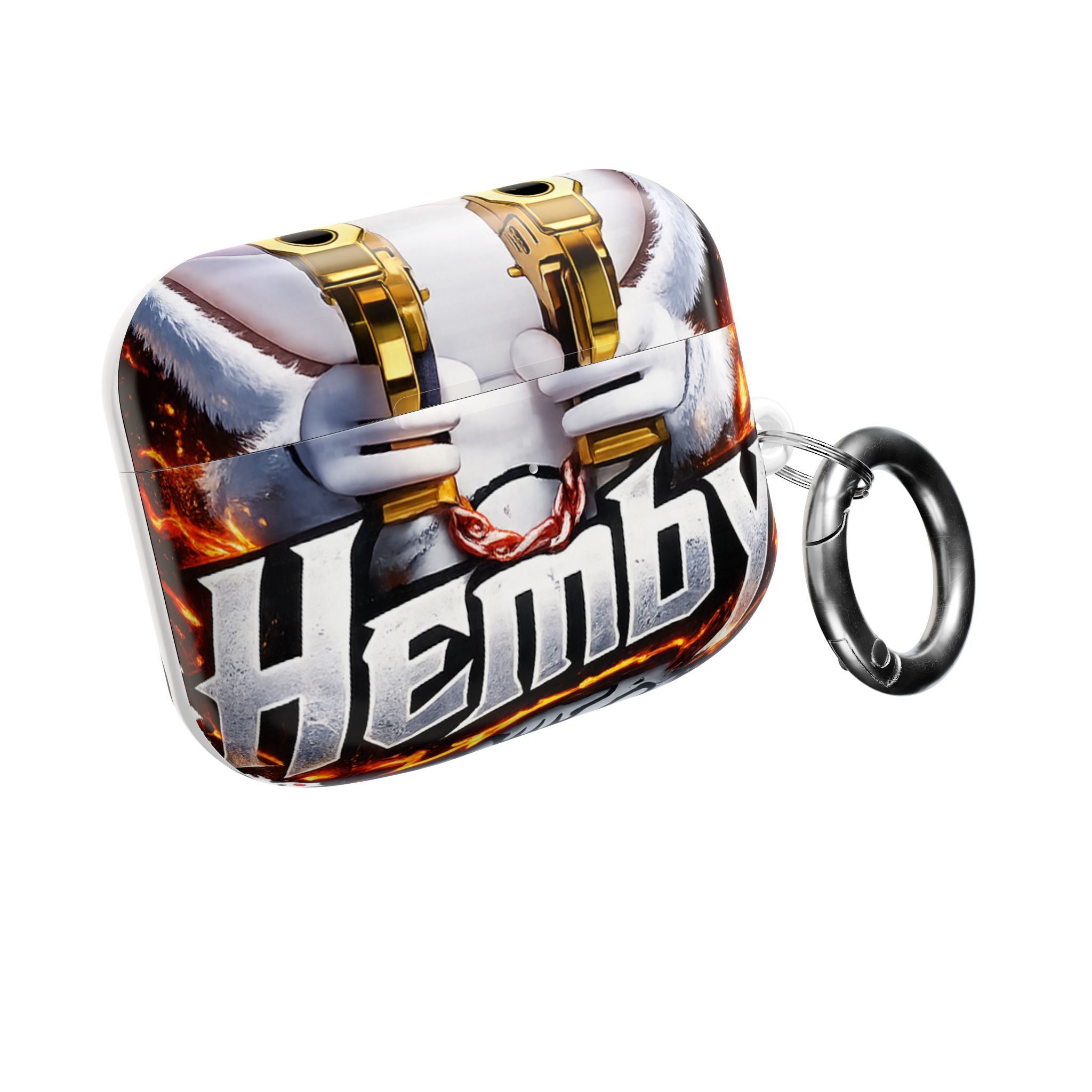 AirPods Case — Flaming Owl 'Hemby' Protective Cover