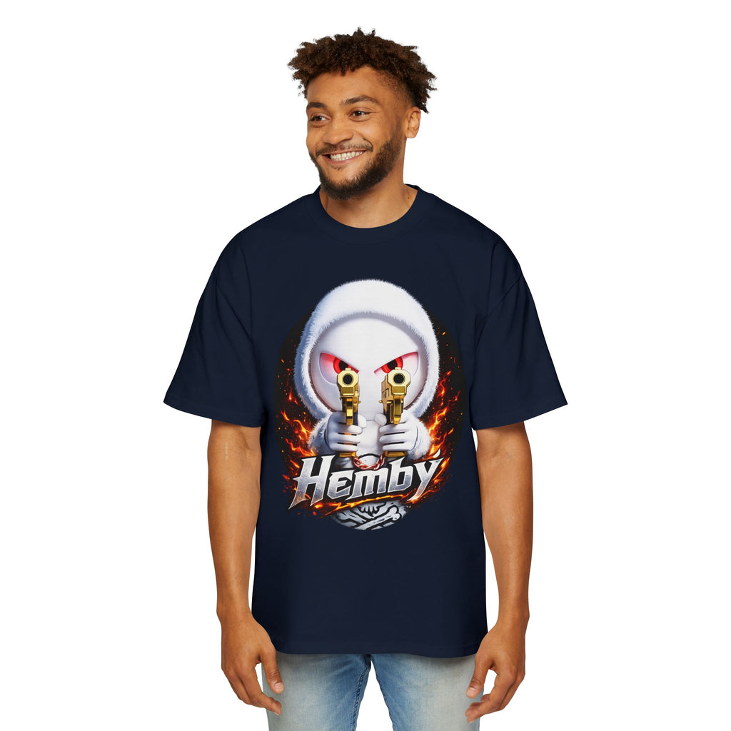 Distressed Neon Bear Graphic Sweatshirt — 'Hemby' Streetwear Crewneck