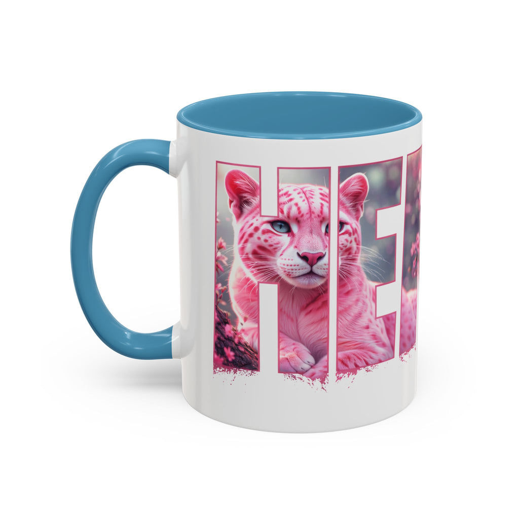 Accent Coffee Mug — 'Hemby' Floral Name Design (11/15oz)