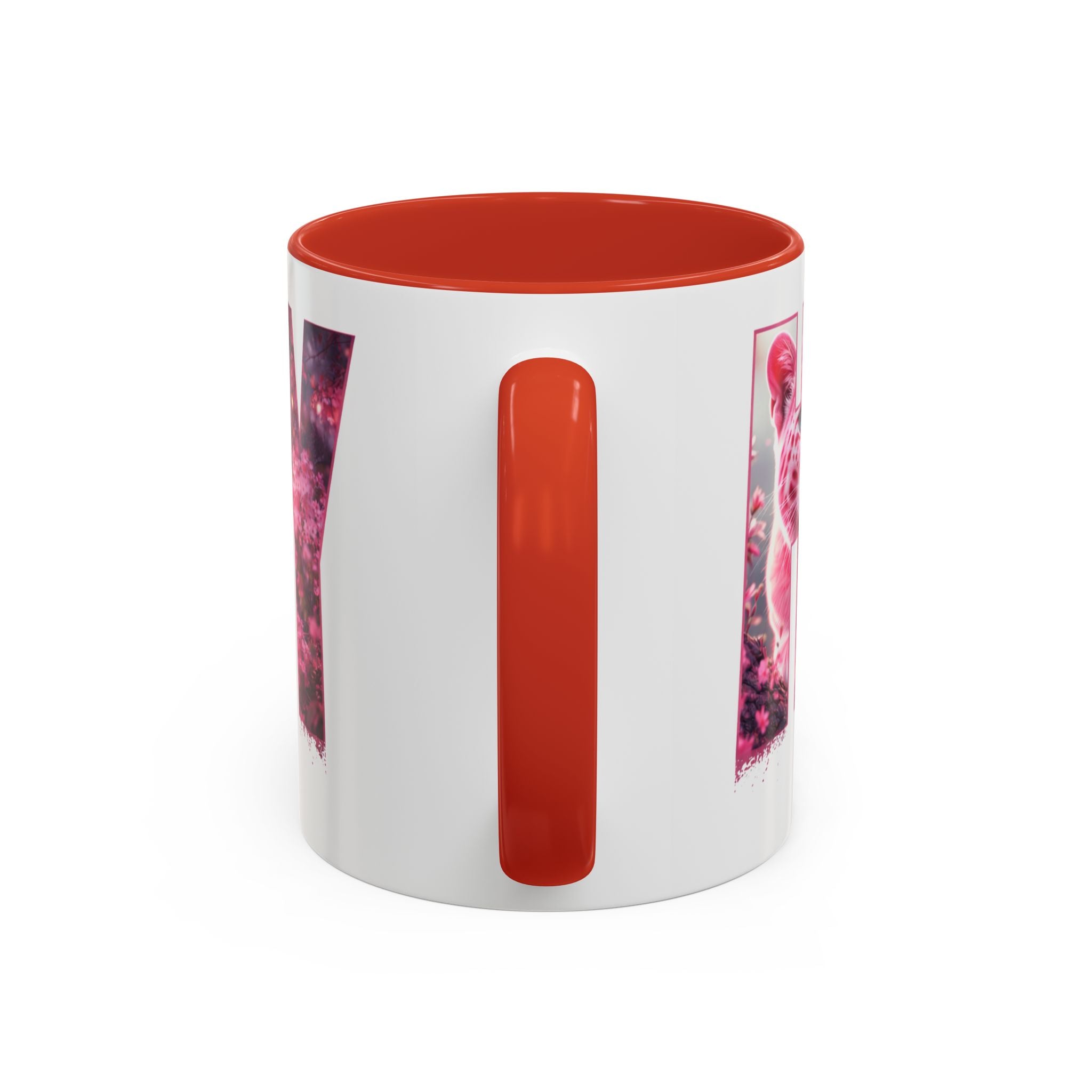 Accent Coffee Mug — 'Hemby' Floral Name Design (11/15oz)