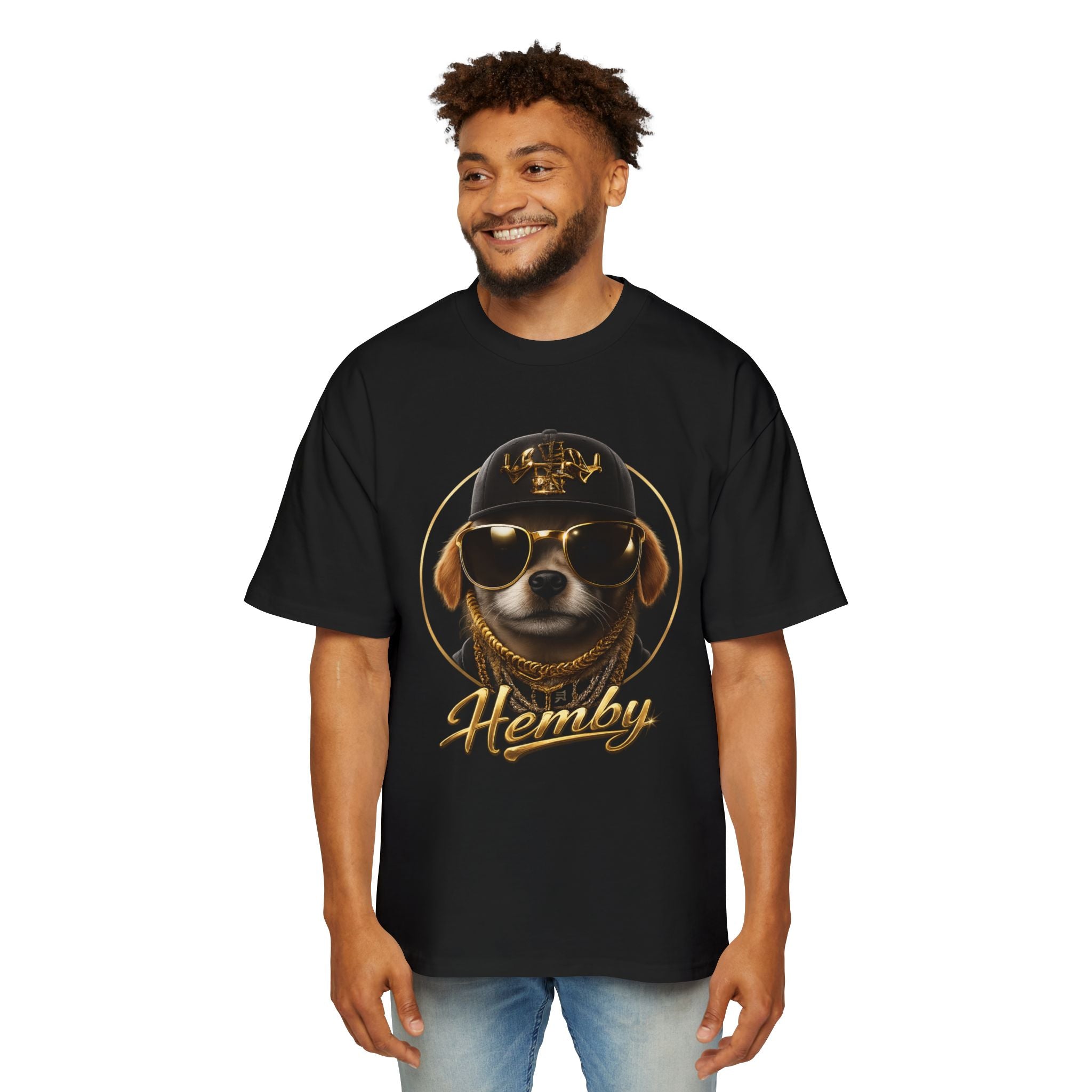 Distressed Neon Bear Graphic Sweatshirt — 'Hemby' Streetwear Crewneck