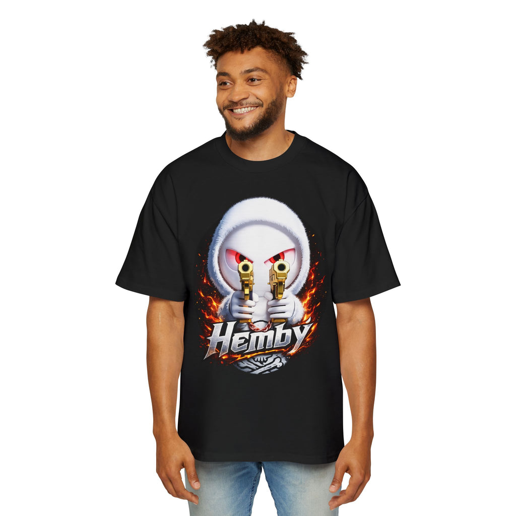 Distressed Neon Bear Graphic Sweatshirt — 'Hemby' Streetwear Crewneck