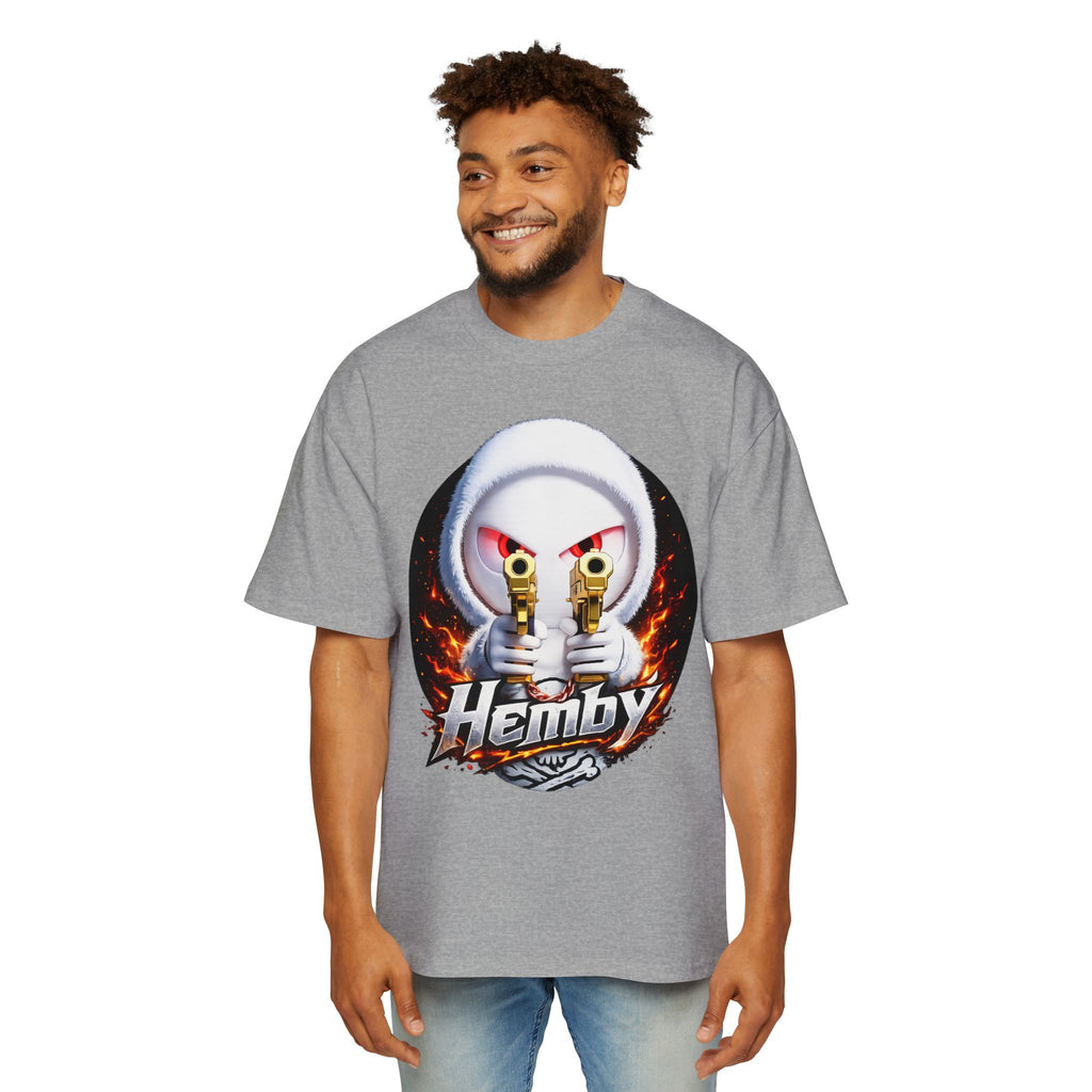 Distressed Neon Bear Graphic Sweatshirt — 'Hemby' Streetwear Crewneck