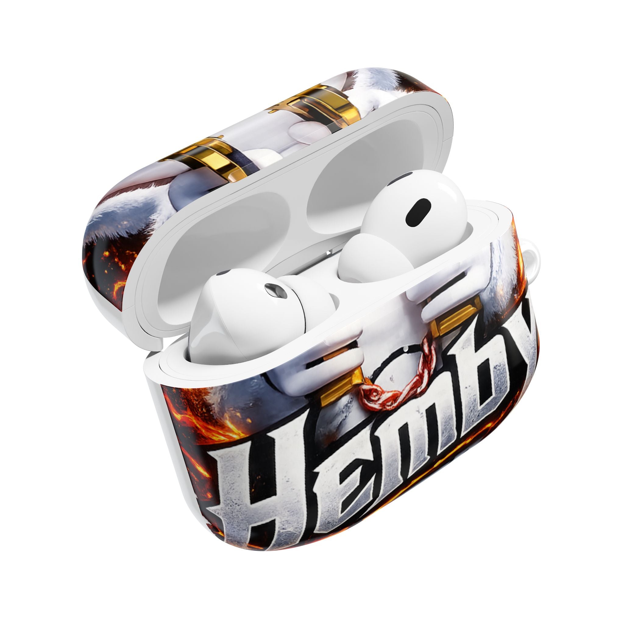 AirPods Case — Flaming Owl 'Hemby' Protective Cover