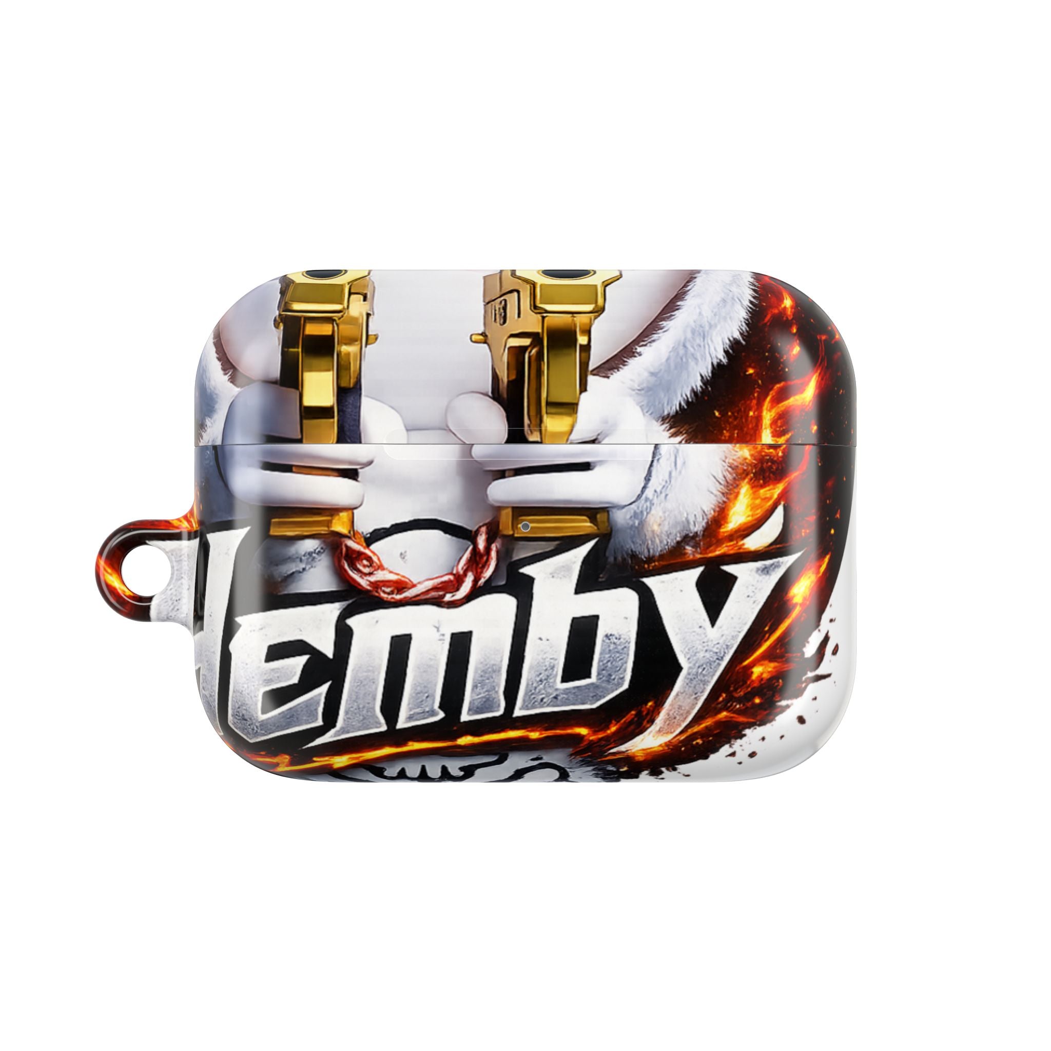 AirPods Case — Flaming Owl 'Hemby' Protective Cover