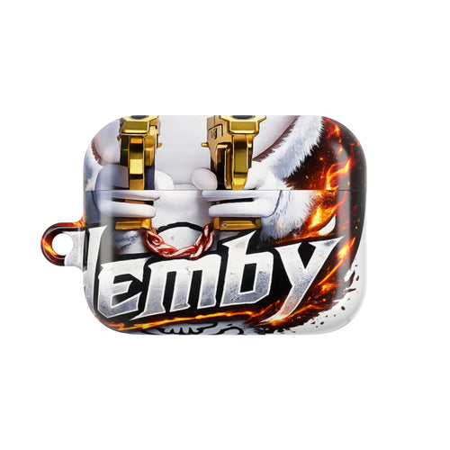 AirPods Case — Flaming Owl 'Hemby' Protective Cover