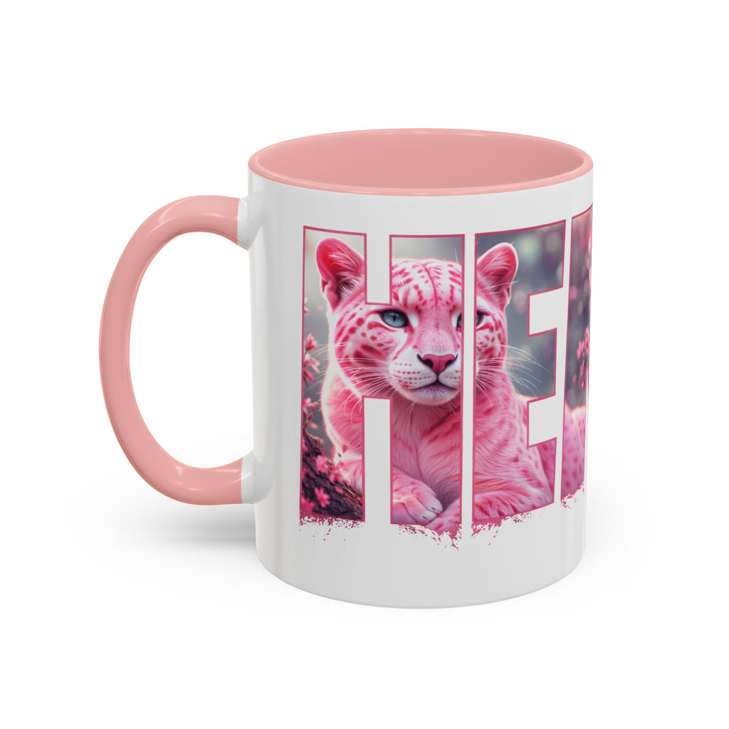 Accent Coffee Mug — 'Hemby' Floral Name Design (11/15oz)